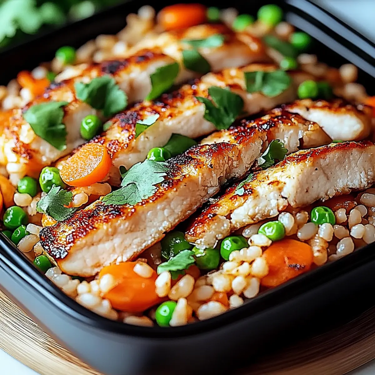 Crispy Garlic Chicken Fried Rice