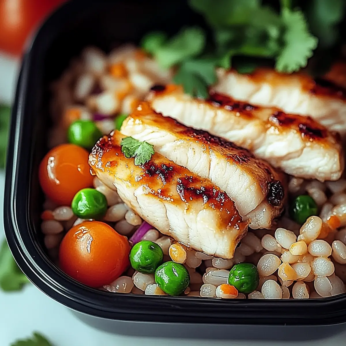 Crispy Garlic Chicken Fried Rice