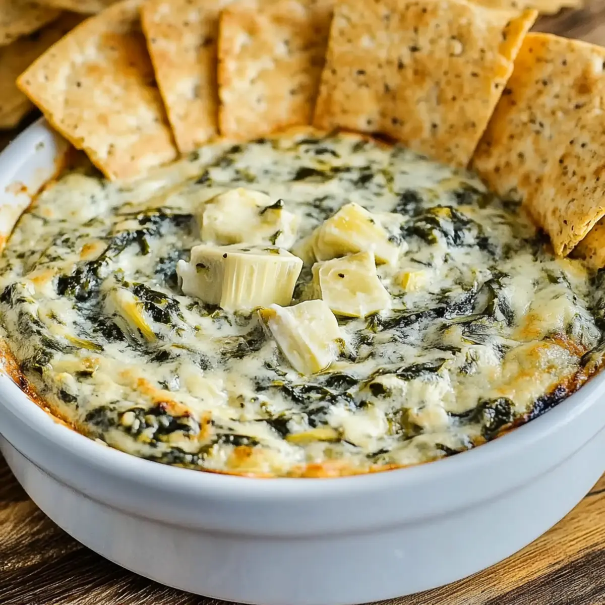 Crockpot Spinach Artichoke Dip