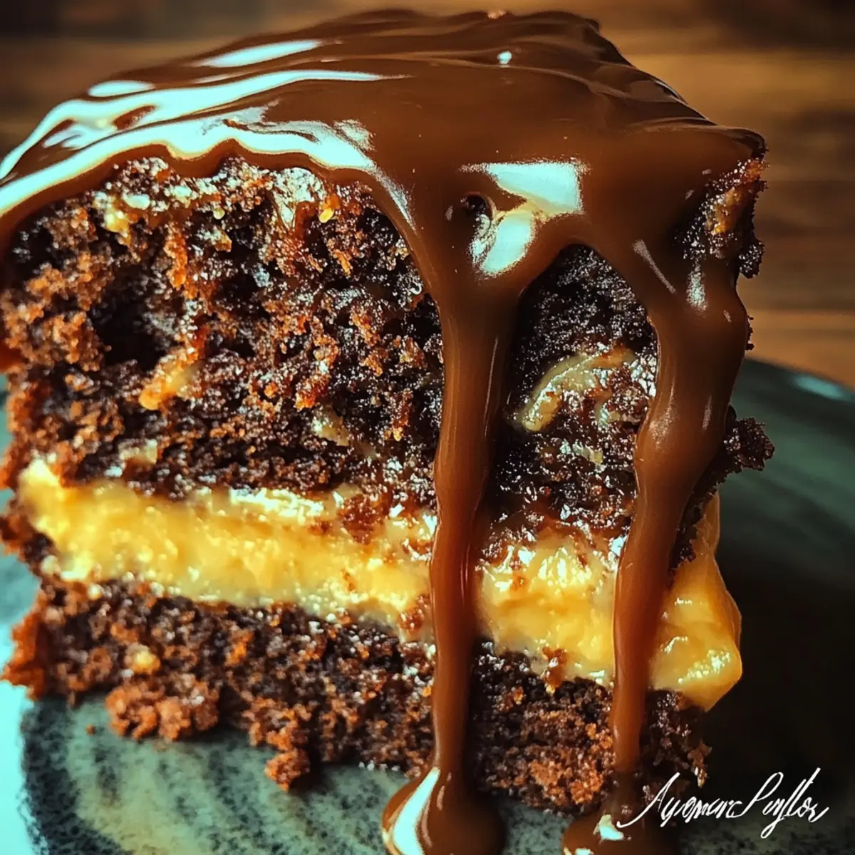 Elegant German Chocolate Glitzertorte