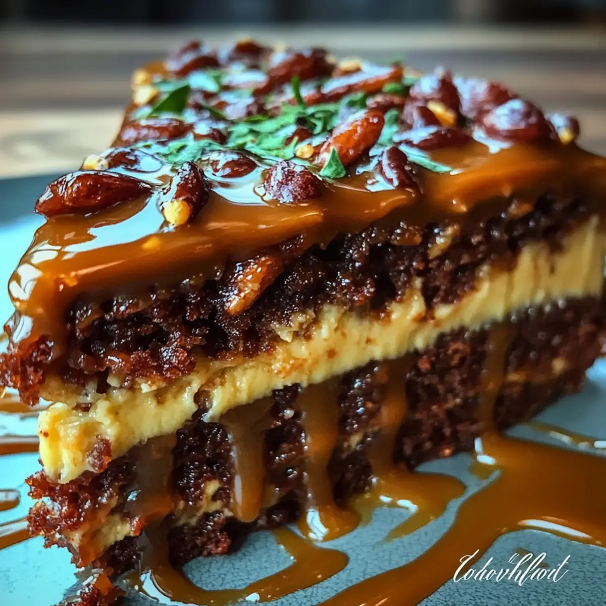 Elegant German Chocolate Glitzertorte