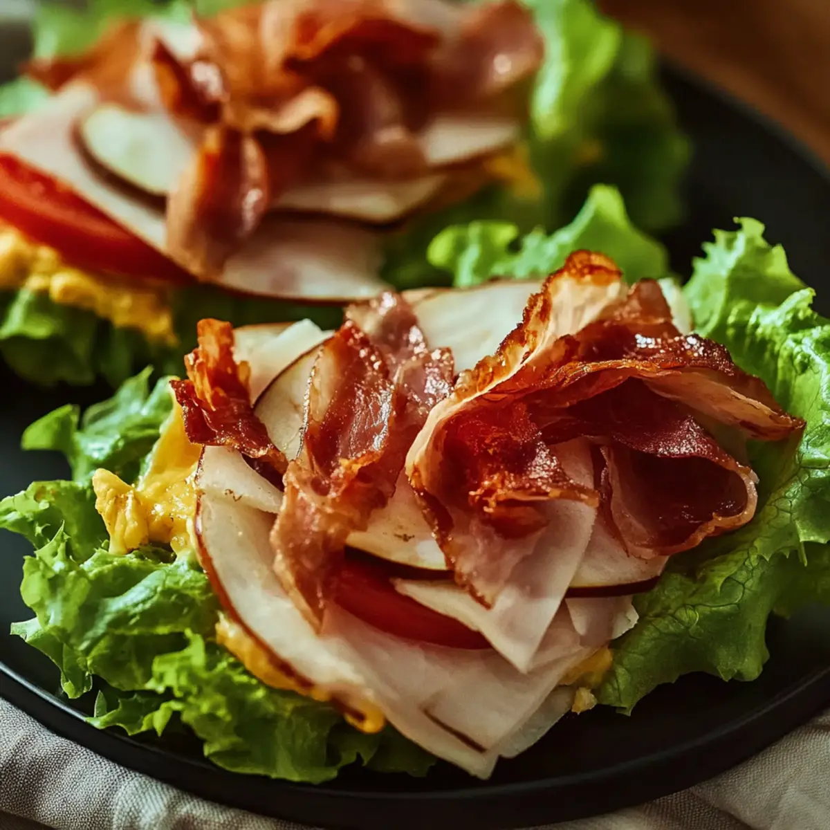 Fresh Keto Turkey Club Lettuce Wraps