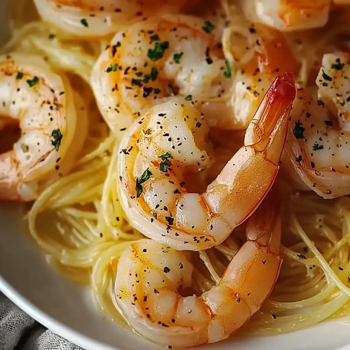 Garlic Butter Shrimp Scampi Pasta