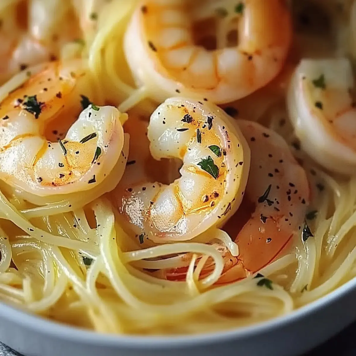 Garlic Butter Shrimp Scampi Pasta