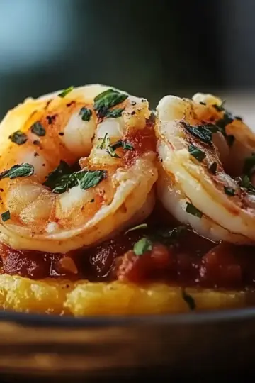 Garlic Shrimp Mofongo