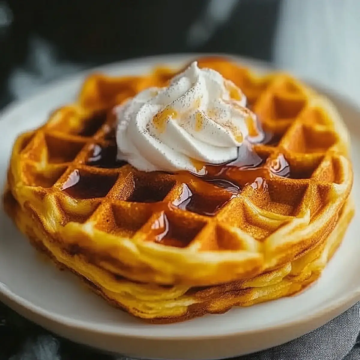 Gluten Free Sweet Potato Waffles