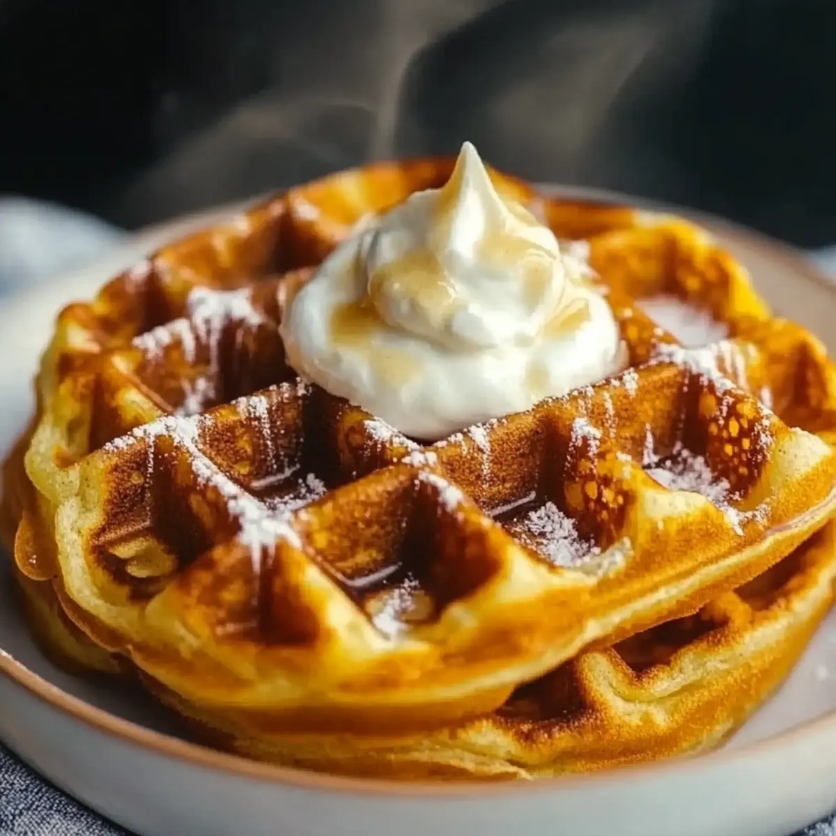 Gluten Free Sweet Potato Waffles
