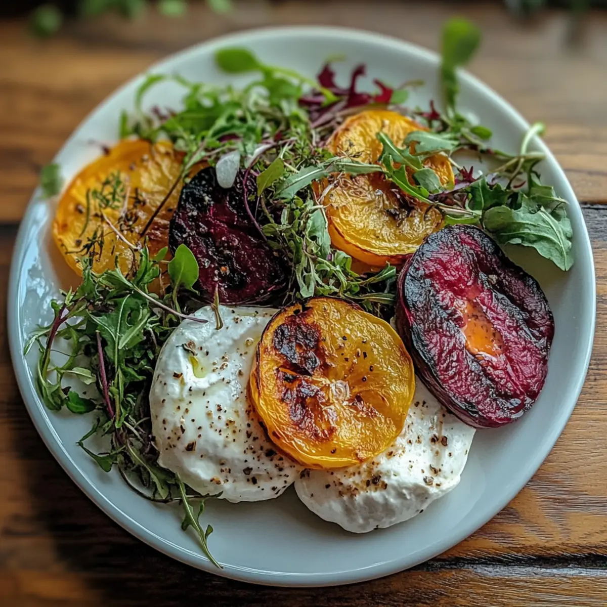 Golden Beets Burrata Sweet Potato