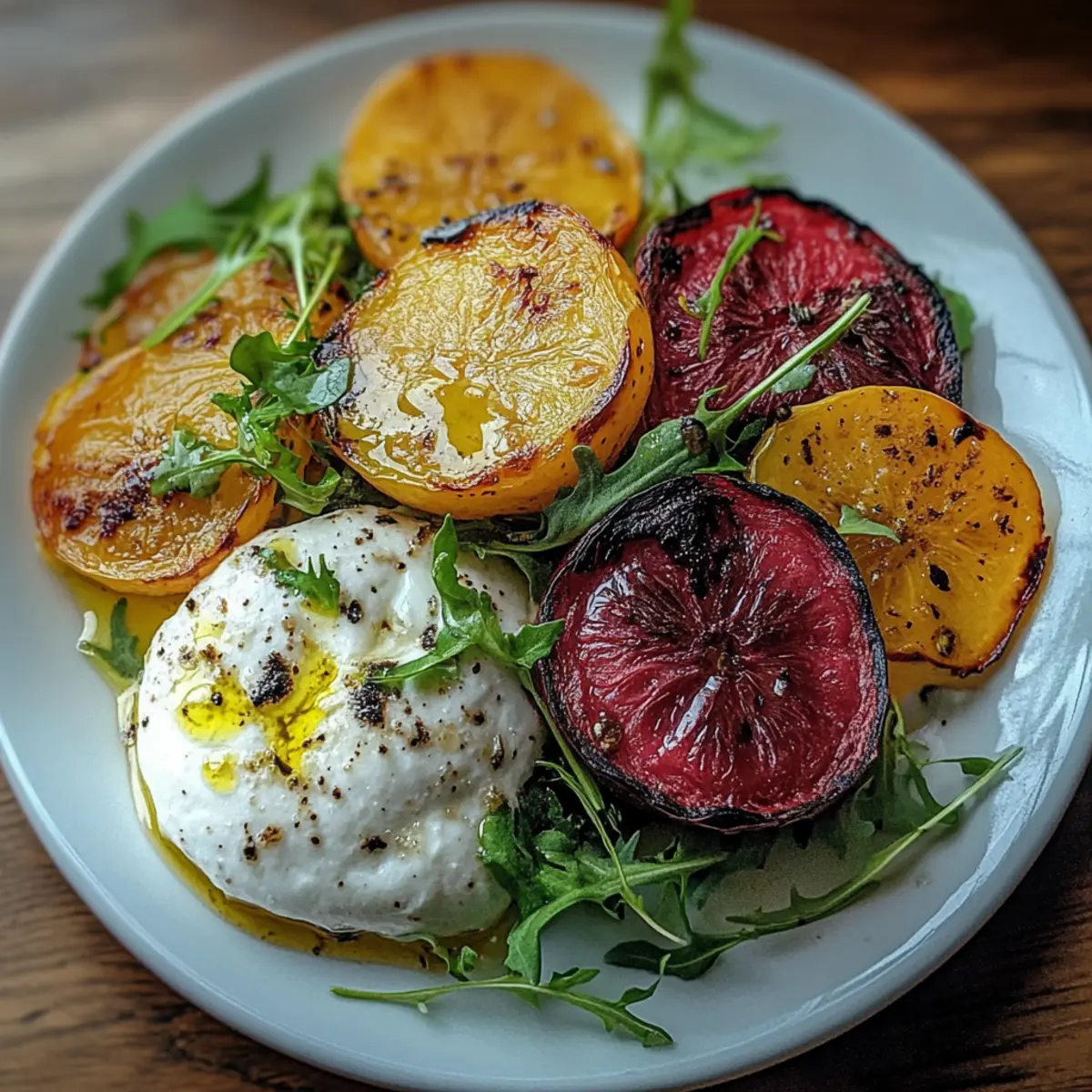 Golden Beets Burrata Sweet Potato
