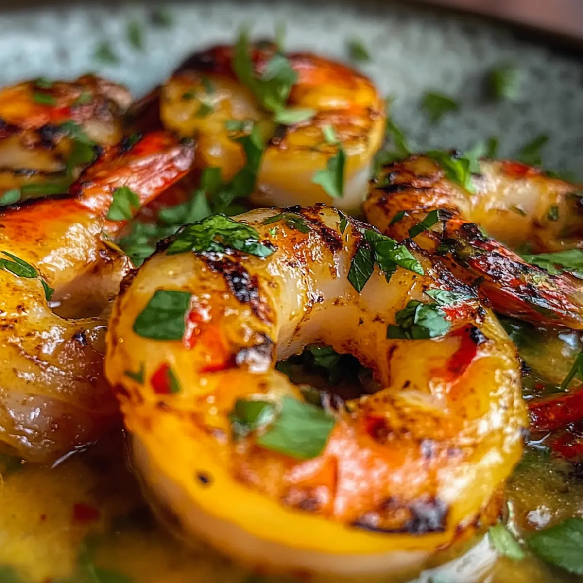 Grilled Shrimp With Spicy Mango Lime Coulis
