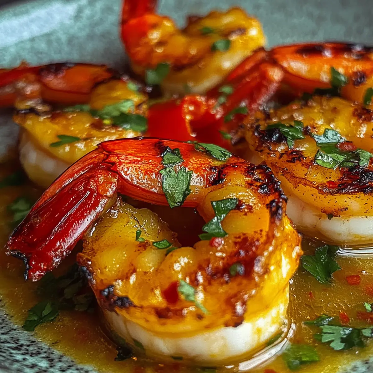 Grilled Shrimp With Spicy Mango Lime Coulis