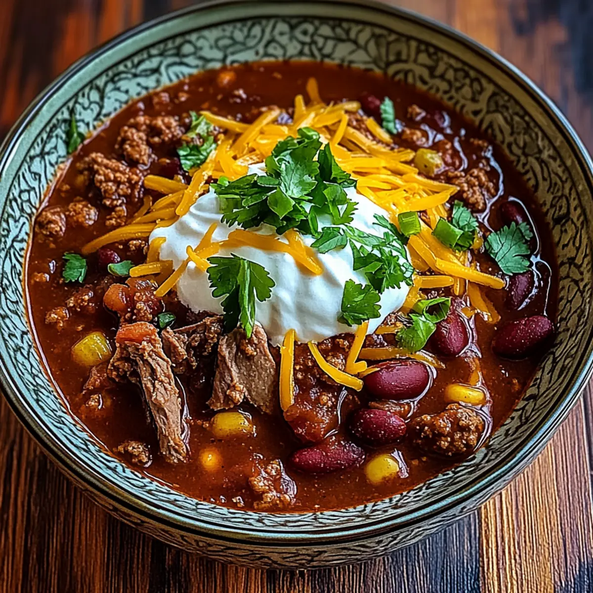 Hearty Crockpot Chili Colorado
