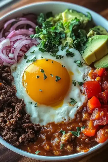 High Protein Ground Beef Power Bowls