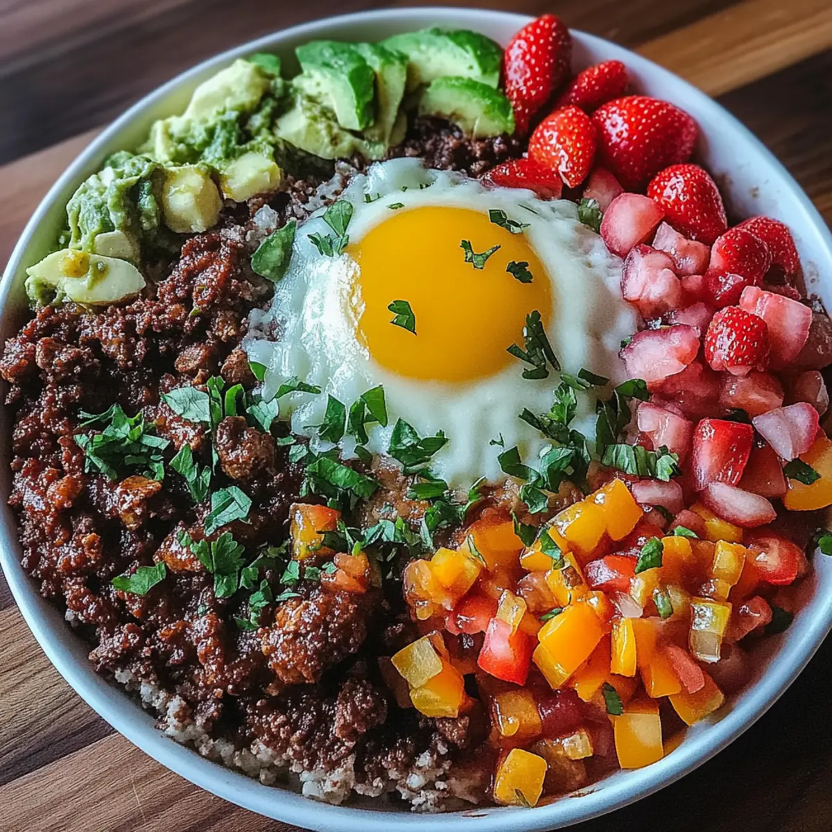 High Protein Ground Beef Power Bowls