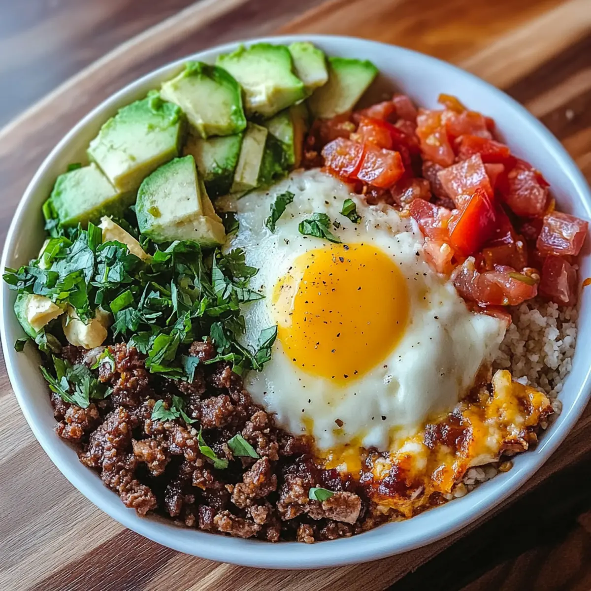 High Protein Ground Beef Power Bowls