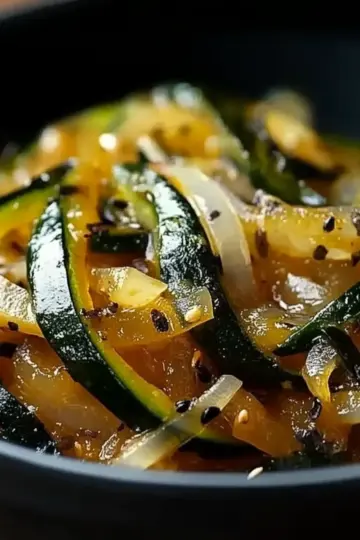 Japanese Zucchini & Onion Stir-Fry