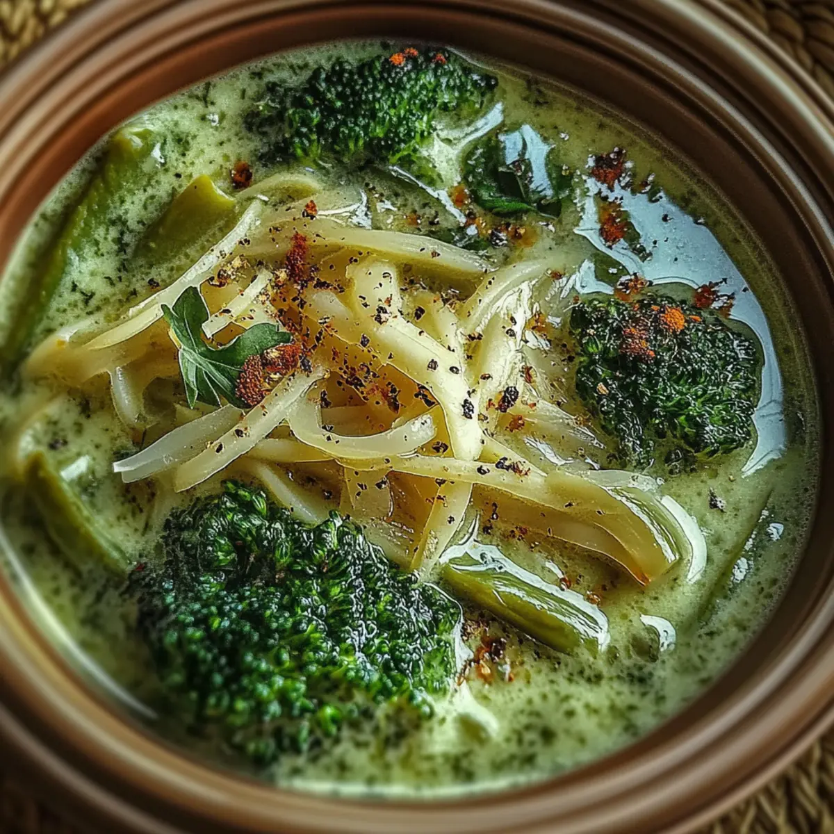 Keto Broccoli Spinach Soup
