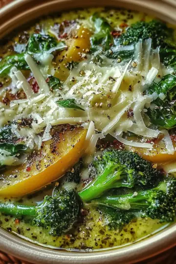 Keto Broccoli Spinach Soup