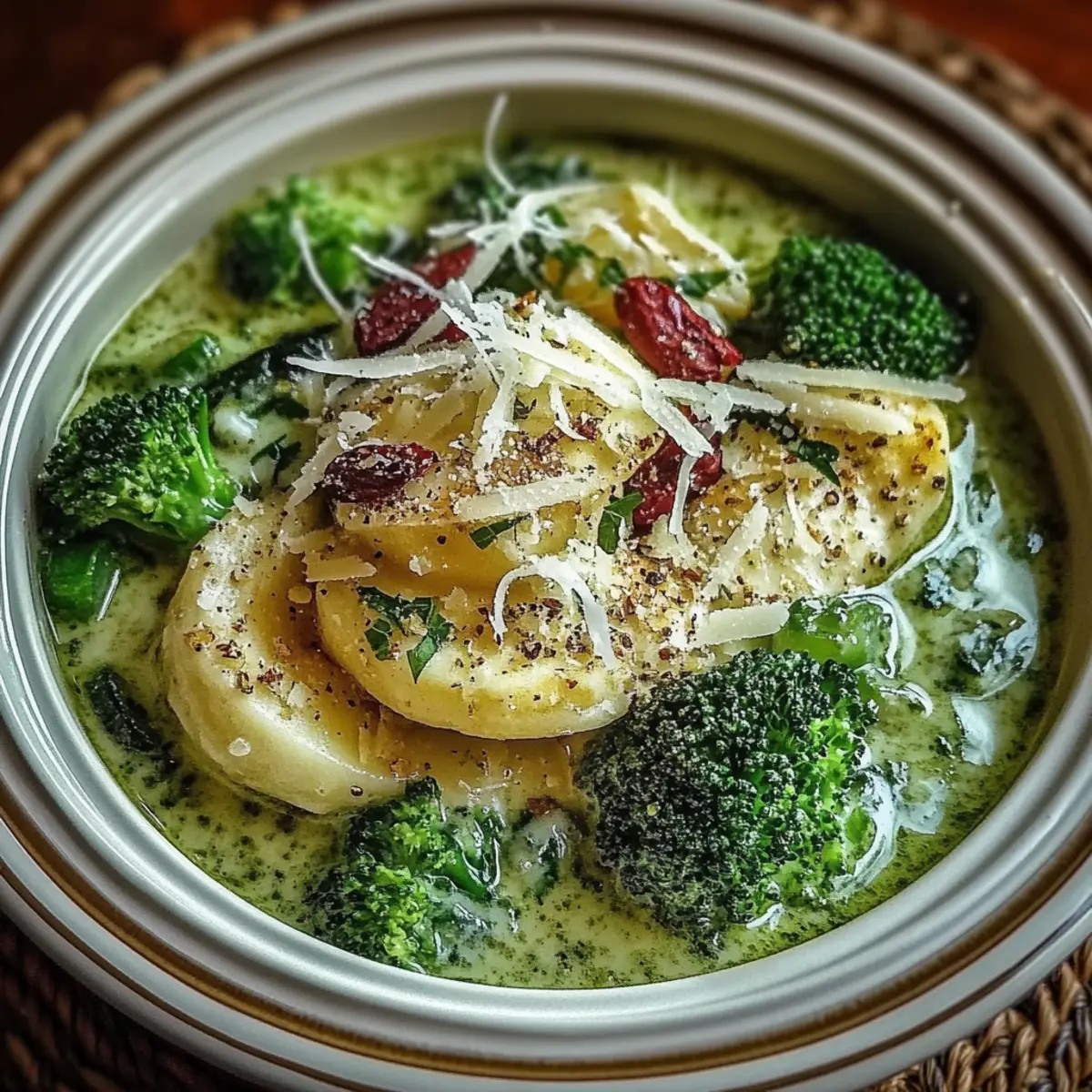 Keto Broccoli Spinach Soup