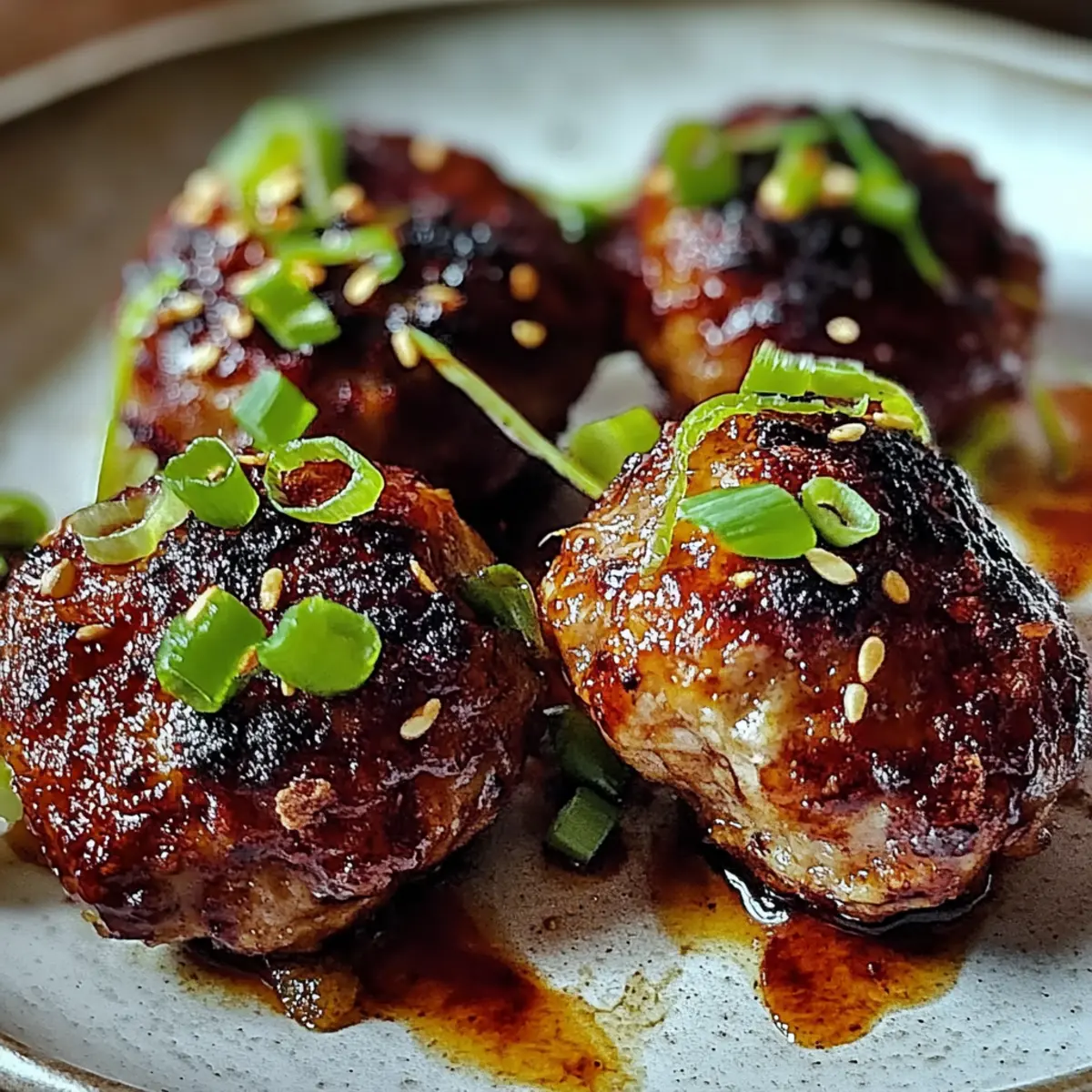 Korean BBQ Meatballs