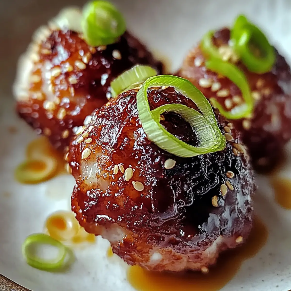 Korean BBQ Meatballs