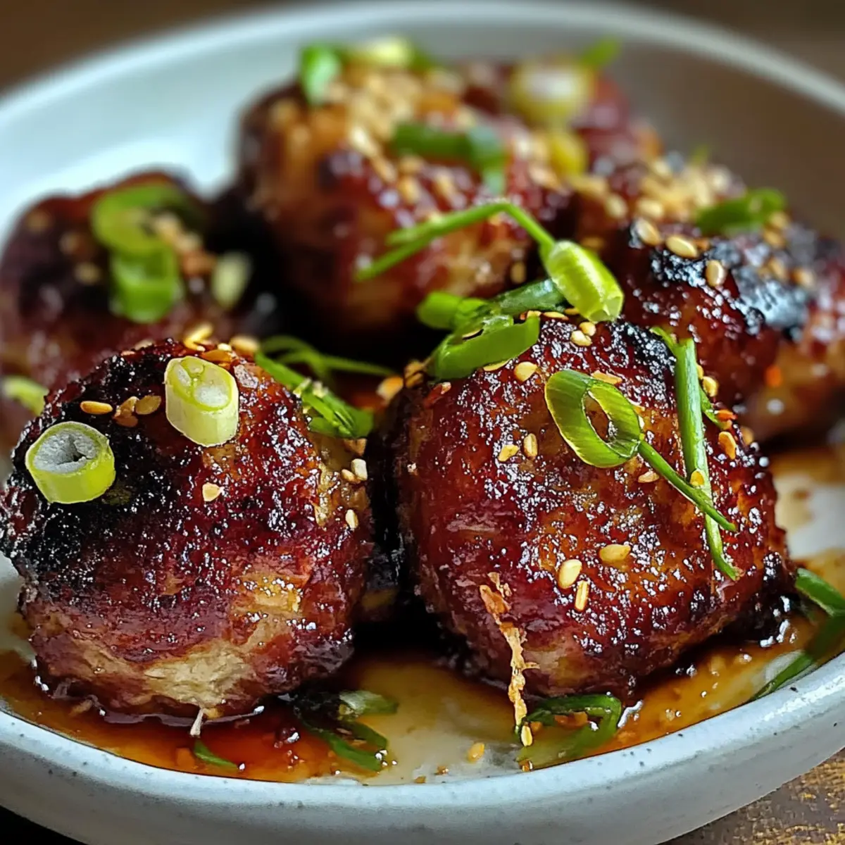 Korean BBQ Meatballs