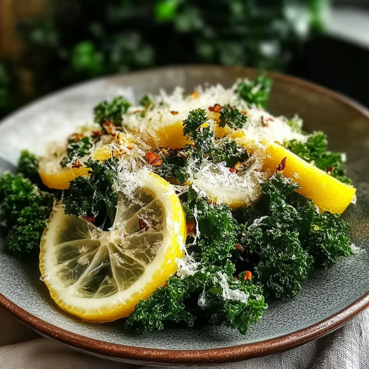 Lemon Parm Kale Salad