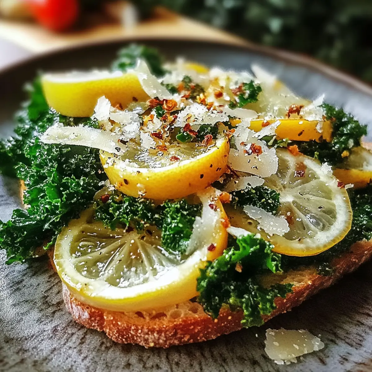 Lemon Parm Kale Salad