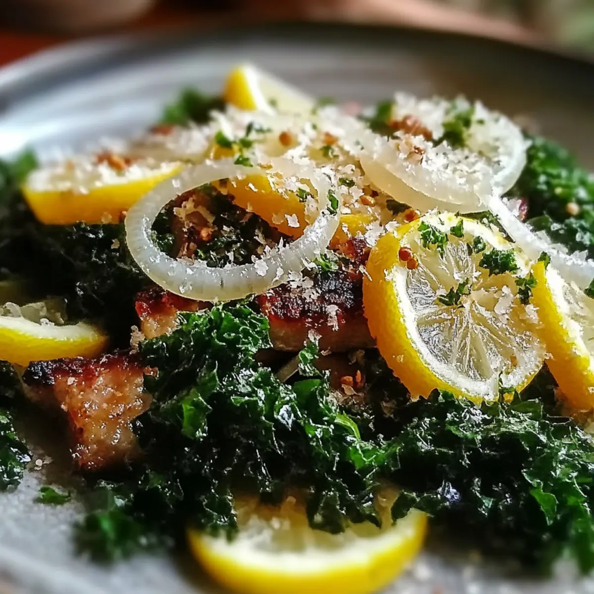 Lemon Parm Kale Salad