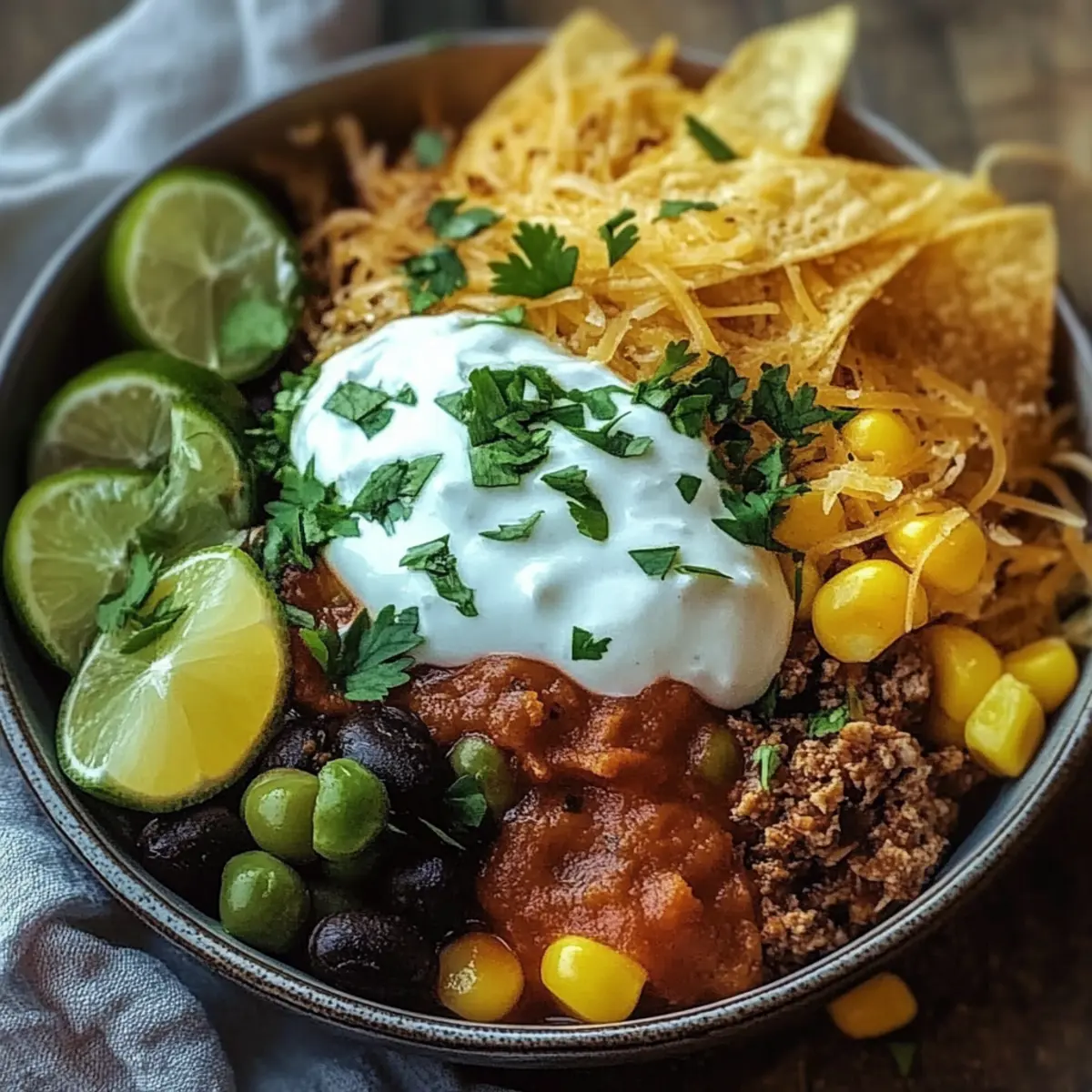 Loaded Potato Taco Bowls