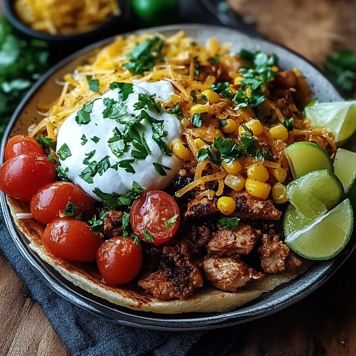 Loaded Potato Taco Bowls