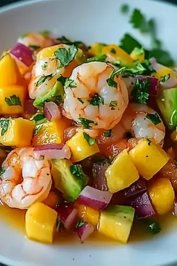 Mango Shrimp Ceviche with Avocado