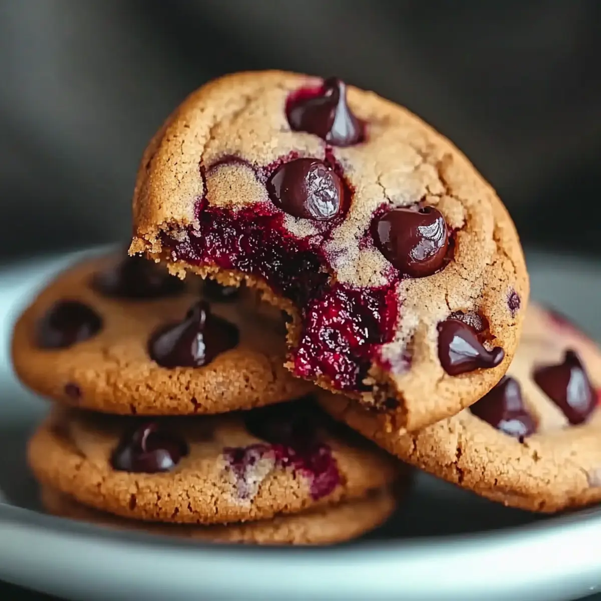 Maraschino Cherry Chocolate Chip Cookies