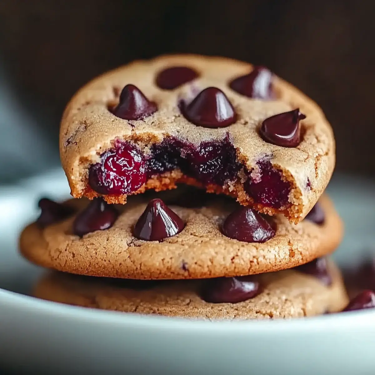 Maraschino Cherry Chocolate Chip Cookies