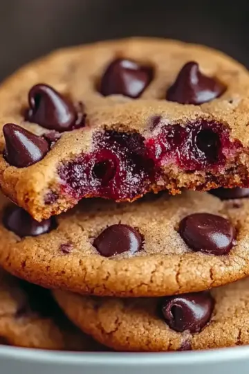 Maraschino Cherry Chocolate Chip Cookies