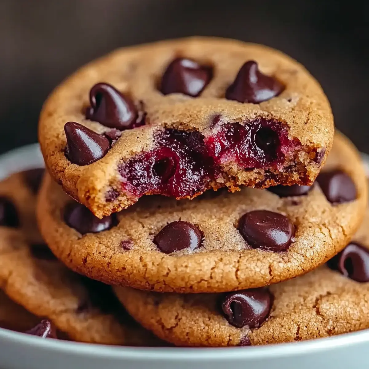 Maraschino Cherry Chocolate Chip Cookies