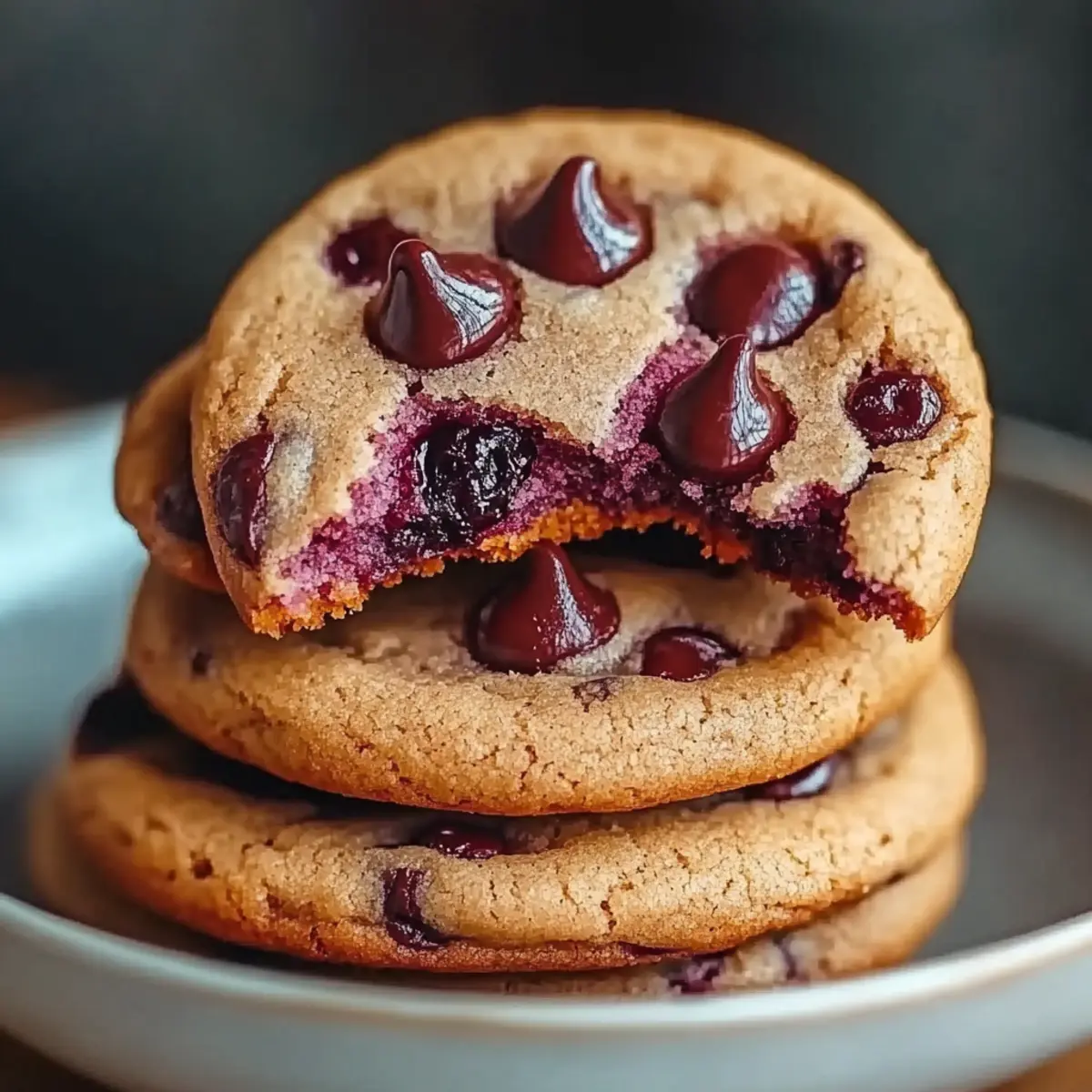 Maraschino Cherry Chocolate Chip Cookies