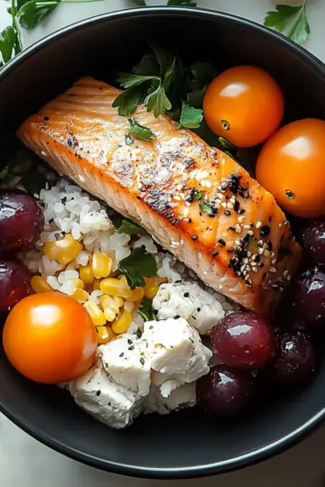 Mediterranean Salmon Bowl