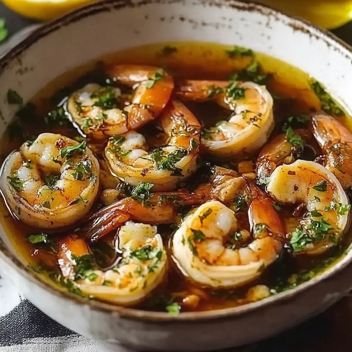 Miso-Ginger Lemon Shrimp Detox Broth