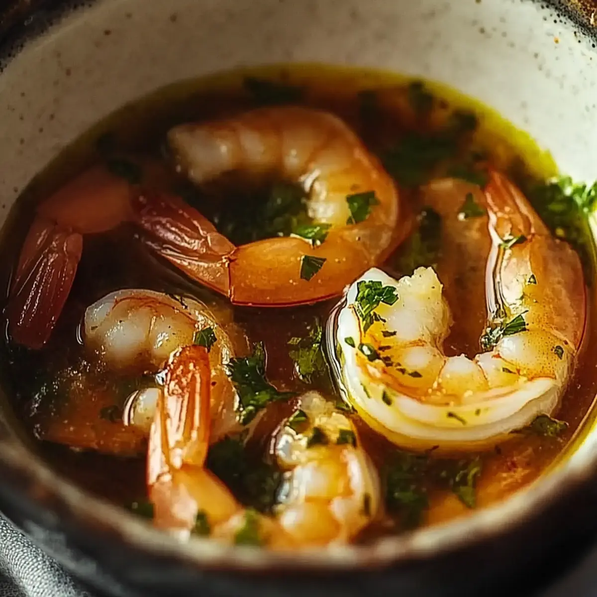 Miso-Ginger Lemon Shrimp Detox Broth
