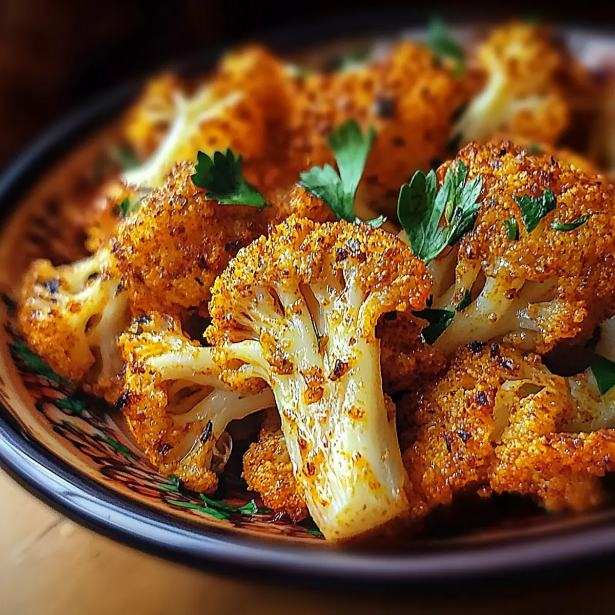 Moroccan Cauliflower with Tahini-Honey