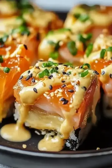 Oven-Baked Salmon Sushi Bites
