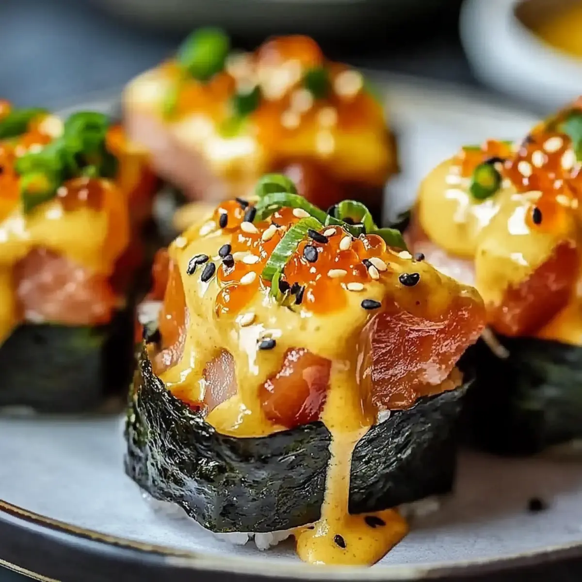 Oven-Baked Salmon Sushi Bites
