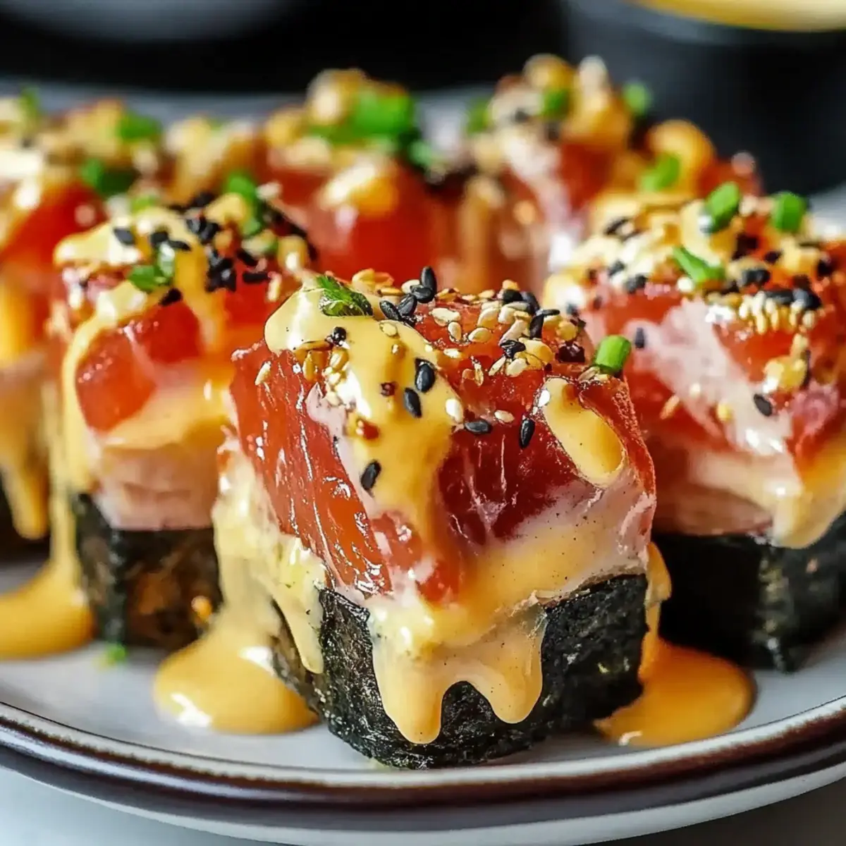 Oven-Baked Salmon Sushi Bites