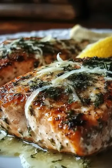 Parmesan-Basil Air Fryer Salmon