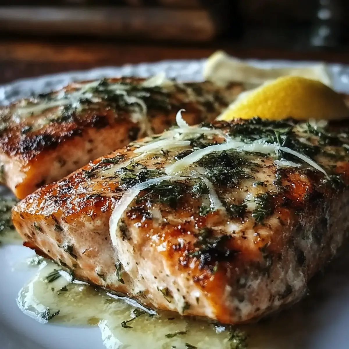 Parmesan-Basil Air Fryer Salmon