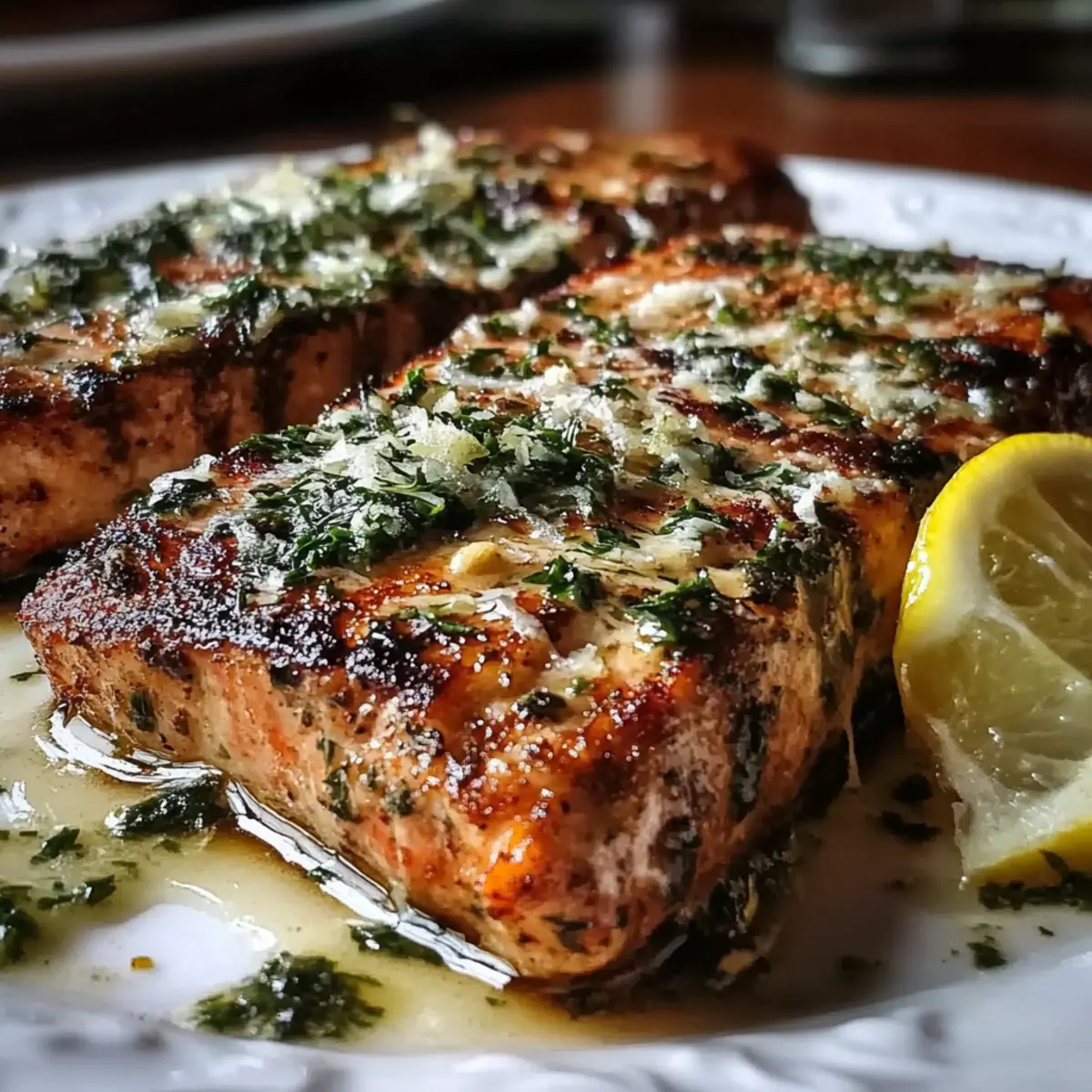 Parmesan-Basil Air Fryer Salmon