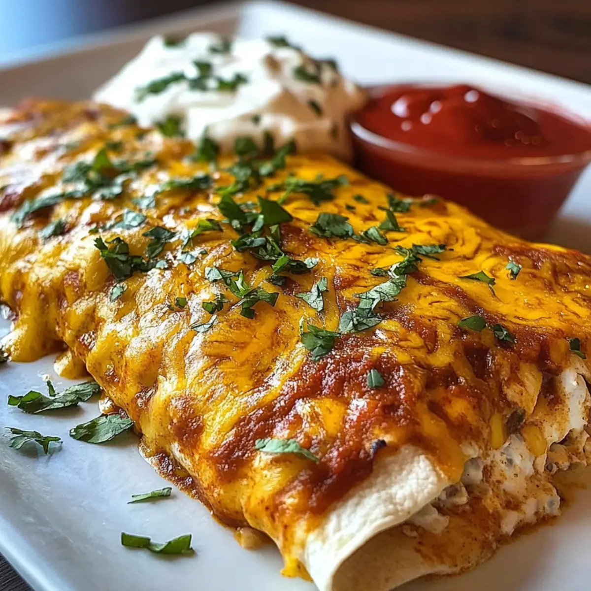 Protein Cottage Cheese Chicken Enchiladas Low Carb
