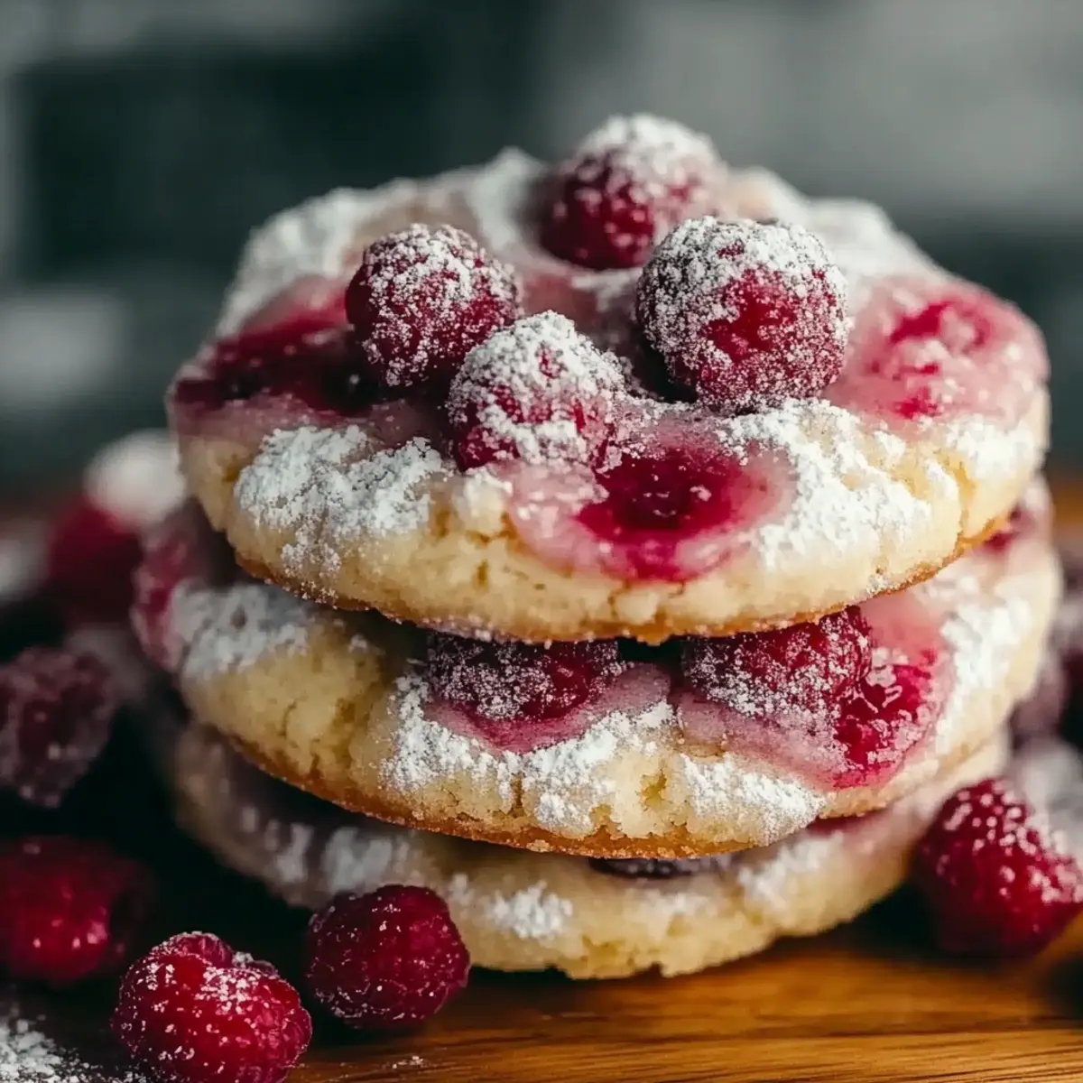 Raspberry Sugar Cookies