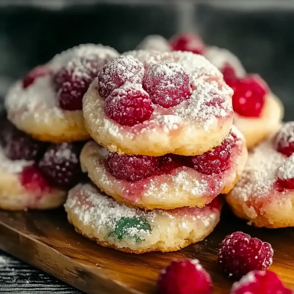 Raspberry Sugar Cookies